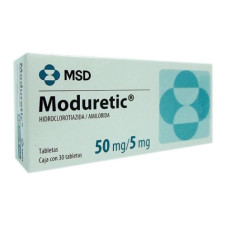 Moduretic 50+5mg tabletten