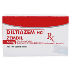 Diltiazem HCL - Hydrochlorid 60/120/180 mg tabletten