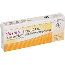 Yasmin 0.03+3 mg tabletten