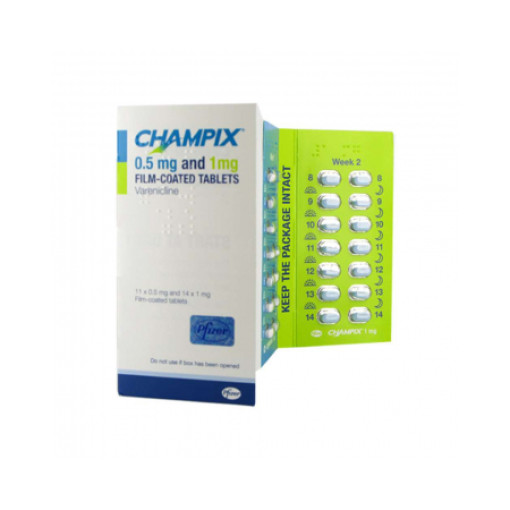 Champix 1 mg tabletten