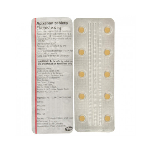 Eliquis 2.5/5 mg tabletten