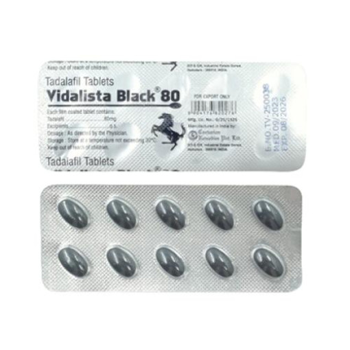 Vidalista Black 80 mg tabletten